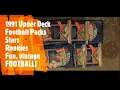 1991 Upper Deck Football Packs Great Rookies Great football cards and stars