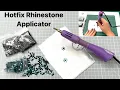 Hotfix Rhinestone Applicator how to use gem tool Rhinestone diy tutorial Crafts DIY Anita Benko