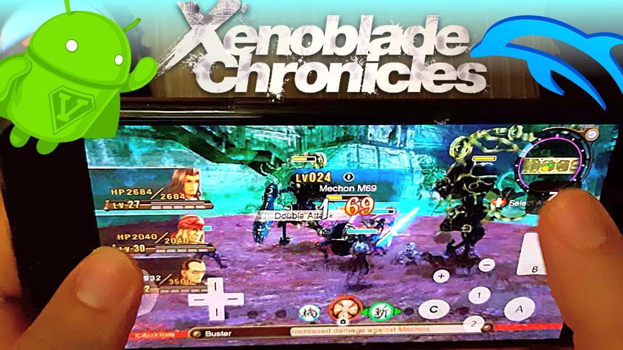 Xenoblade Chronicles Android Wii Emulator - Dolphin Wii Emulator Android Mobile - Gameplay 2022