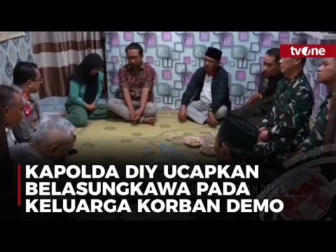 Kapolda DIY Temui Keluarga Korban Demo Rheza Sendy Pratama