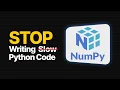 Python Loops vs Vectorization Which is Faster