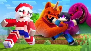 ME ENFRENTÉ A BUDDY VS BARNEY EN MINECRAFT... 