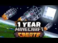 We Survived 1 YEAR in the CREATE MOD FULL MOVIE