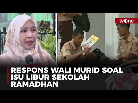 Wali Murid Inginkan Tak Sepenuhnya Libur Sekolah Selama Ramadhan