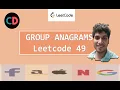 Group Anagrams Leetcode 49 Live coding session