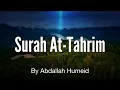 Download Lagu Surah At-Tahrim By Abdallah Humeid