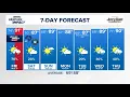 FORECAST Storms hit Friday temperatures lower just a bit for the weekend