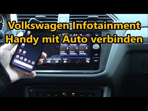 Download MP3 VW mit Handy über Bluetooth mit Auto verbinden koppeln Volkswagen Infotainment Smartphone verbinden