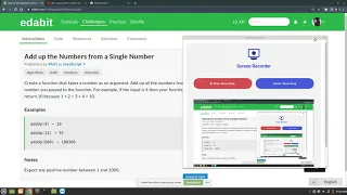 edabit Add up the Numbers from a Single Number javaScript