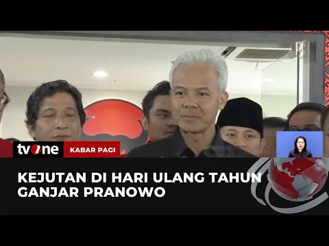 Ganjar Mendapat Kejutan di Hari Ulang Tahunnya yang ke-55