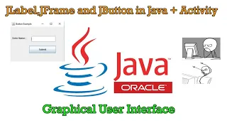 Java Programming Tutorial TAGALOG VERSION - Using JLabel JFrame and JButton in Java Activity