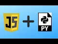 how to write JavaScript commands inside a python file