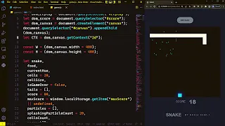 ASMR Programming - Coding Snake Game