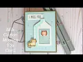 Missing You Shaker Card Tutorial MFT House Cats Stamps and Milk Carton Dies