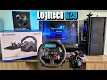 Logitech G29 Steering Wheel for Shifter logitech unboxing Playing for the first time