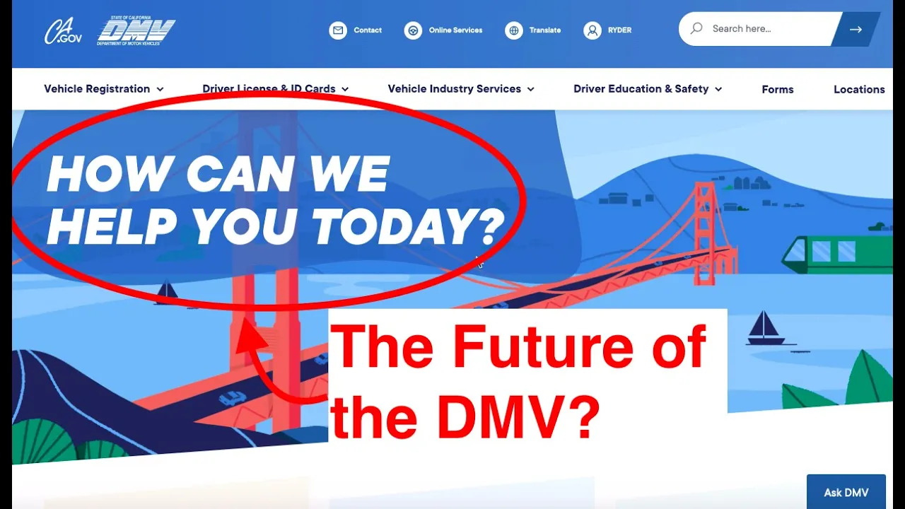 Everything You Need to Know About The California DMV's Brand New site
