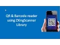 Android Tutorial Create simple Barcode and QRCode reader using ZXingScanner Library