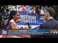 Todd interviews Maripily Rivera aka Hurricane Boricua at the 2024 National Puerto Rican Day Parade
