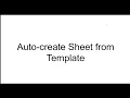 Auto-create a Sheet from a Template onEdit