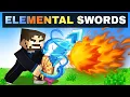 Download Lagu Using Elemental Swords in Minecraft