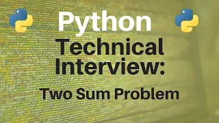 Technical Interview Two Sum Problem