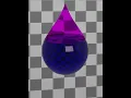 Simulated water balloon in Blender