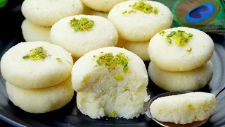 जन्माष्टमी पर सिर्फ 1 चम्मच घी से बनाई ऐसी मिठाई कि बनते ही खत्म हो गई 😍 | Easy Mithai Recipe