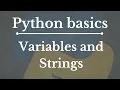 Python Tutorial for Beginners 1 Strings and Variables Python String functions ML Minds