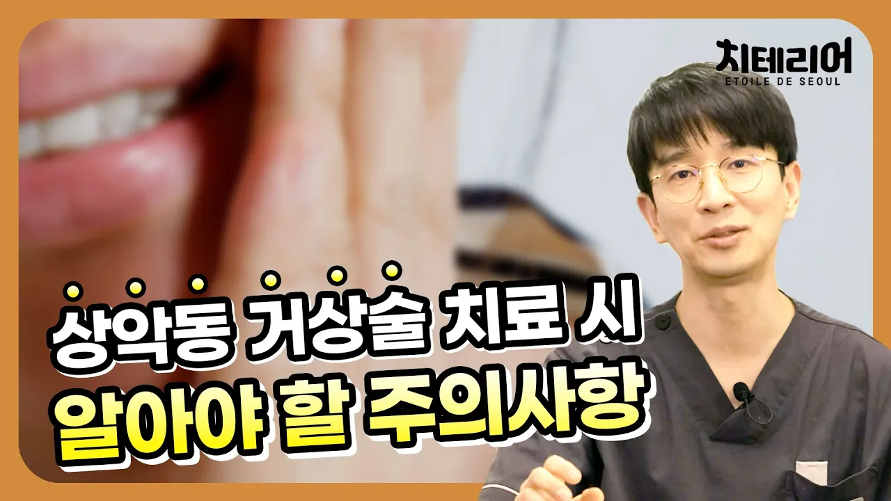 상악동 거상술 주의사항❗[치테리어]
