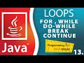 Loops in JAVA For While Do-While Break Continue
