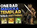 The Best Solo One Bar Magicka Templar Build - Solo Anything Even Dungeons ESO