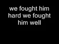 Iron Maiden Run to the Hills (with lyrics)