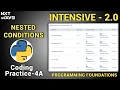 Nested Conditions coding practice-4a Answers Python INTENSIVE 2 0 NxtWave CCBP 4 0