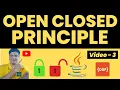Open Closed Principle Tutorial with Java Coding Example for Beginners