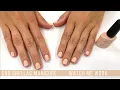 Full Salon Manicure w CND Shellac Linen Luxury Watch Me Work