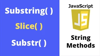 JavaScript Substring Example Slice Substr and Substring Methods in JS