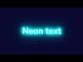 How to make Neon text HTML CSS Pranjul tutorials