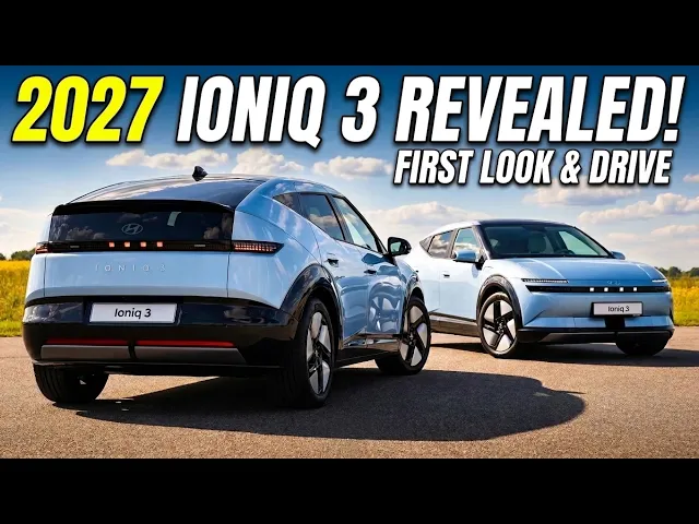 2027 Hyundai Ioniq 3 Revealed: Bold Aero Design Meets Smart Cabin Tech