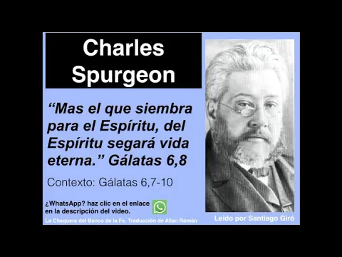 Download MP3 Gálatas 6,8. Devocional de hoy. Charles Spurgeon en español.