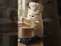 Lagu Ramen Cooking Cat#shorts #cat #animation