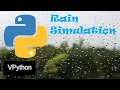 VPython Rain Simulation