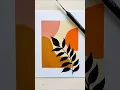 Day 5 of Boho Art Easy boho painting With Warm Colours