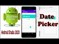 DatePicker Android Studio Tutorial 2020 DatePicker Dialog in Android Studio Project Bangla