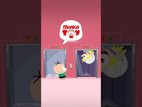 Is this elevator going nuts… or is Nutty Ned behind it? #MonicaToy