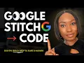 Google Stitch MCP Tutorial Watch Me Convert a UI Design to Code in VS Code