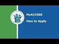 How to Apply on MyACCESS