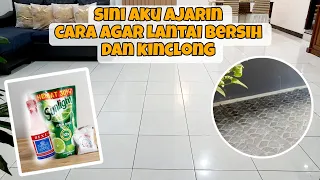sini aku ajarin tips membersihkan lantai granit dan lantai keramik agar bersih dan kinclong 