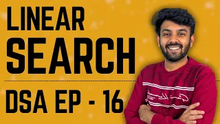 Linear Search Algorithm Arrays String Data Structures Algorithms DSA Ep-16 code io - Tamil