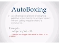 AutoBoxing vs AutoUnboxing - Java