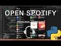 Python Tutorial - Open Spotify with Python Personal Assistant